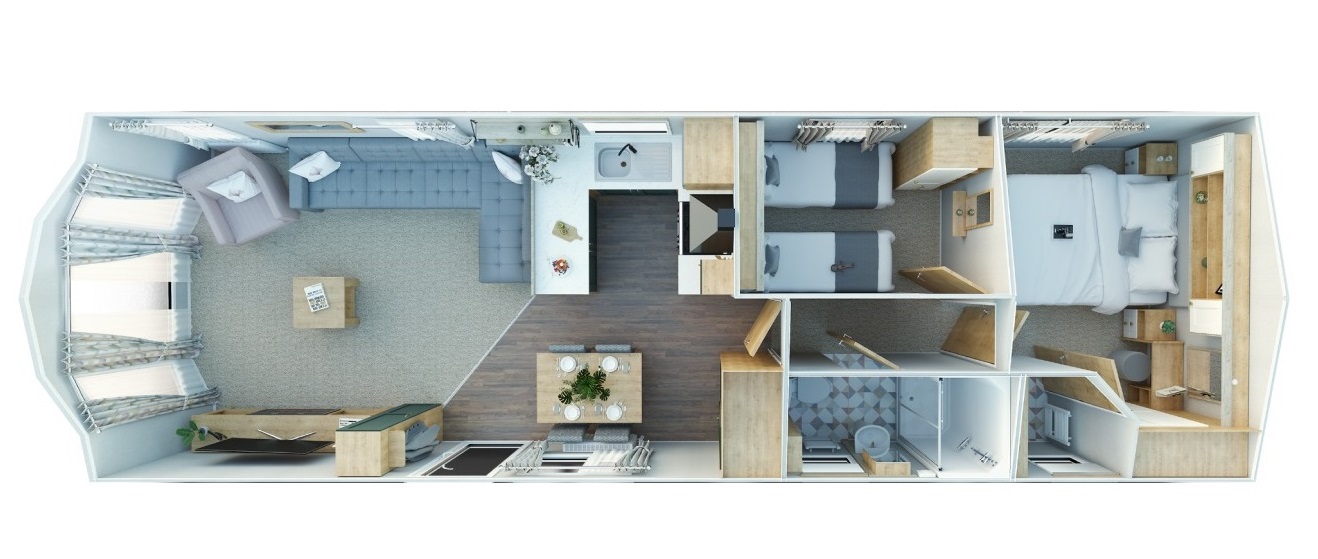 Willerby Sierra MK8: New Static Caravans for Sale, Hexham, Northumberland Large Image 5