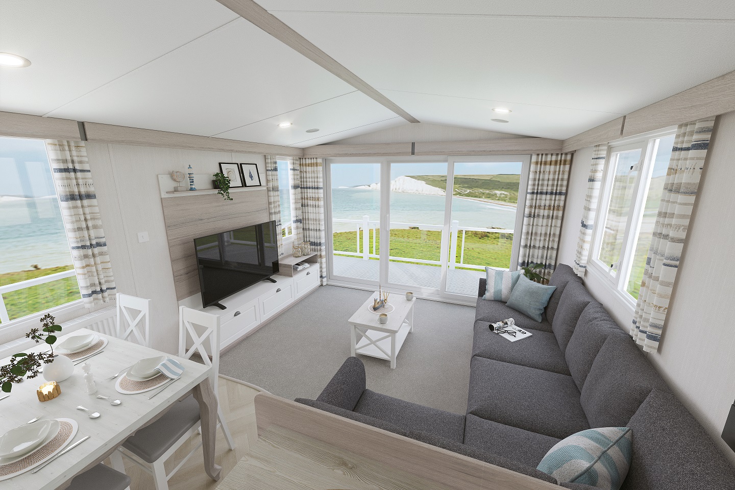 Swift Ardennes Coastal: New Static Caravans for Sale, Bamburgh, Northumberland Large Image 1