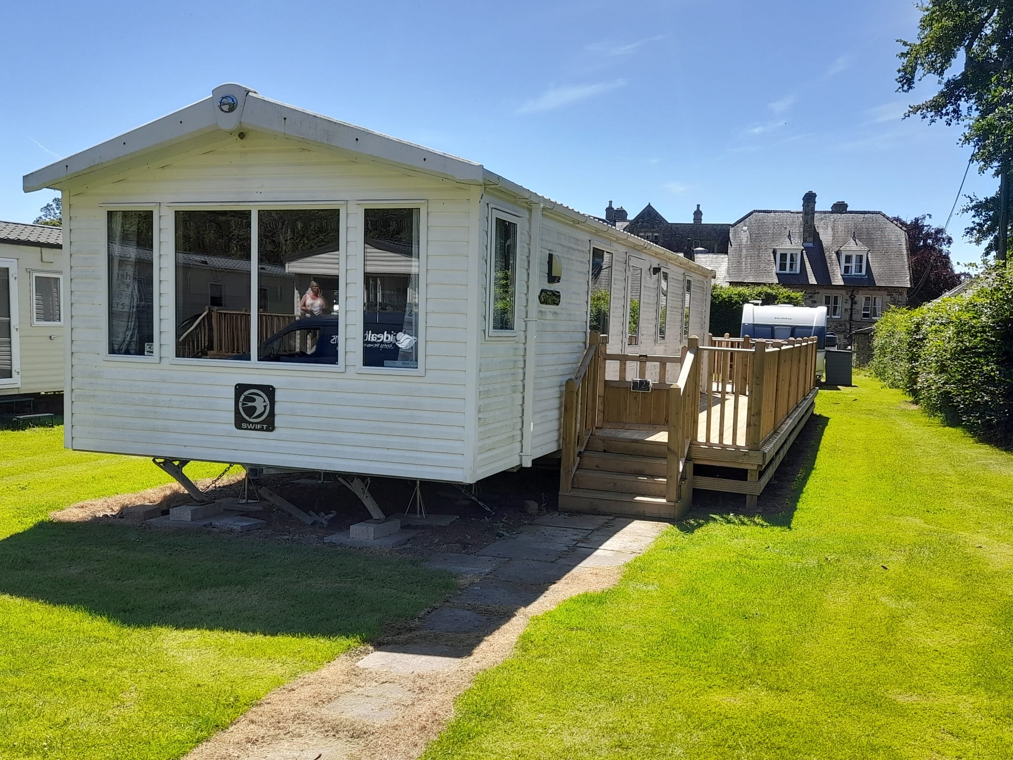 Swift Bordeaux: Static Caravans for Sale on Caravan Parks, Alwinton, Northumberland Large Image 1
