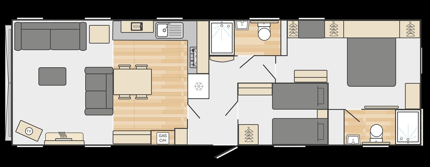 Swift Vendee Lodge: New Static Caravans for Sale, York, North Yorkshire Large Image 5
