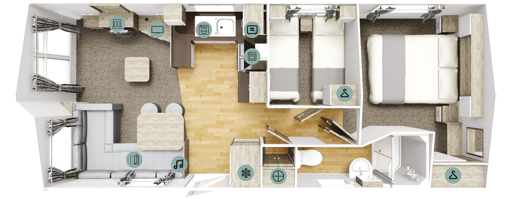 Willerby Skye PreOwned Static Caravans for sale, Langley Moor, Durham