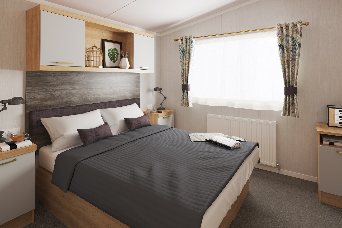Swift Bordeaux ES: New Static Caravans for Sale, Cottonshopeburnfoot, Northumberland Large Image 3
