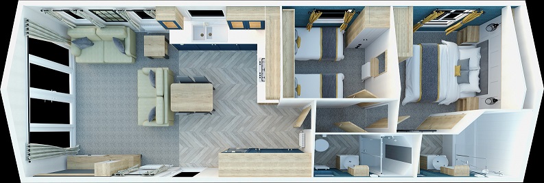 Willerby Gainsborough Lodge: New Static Caravans for Sale, Bamburgh, Northumberland Large Image 5