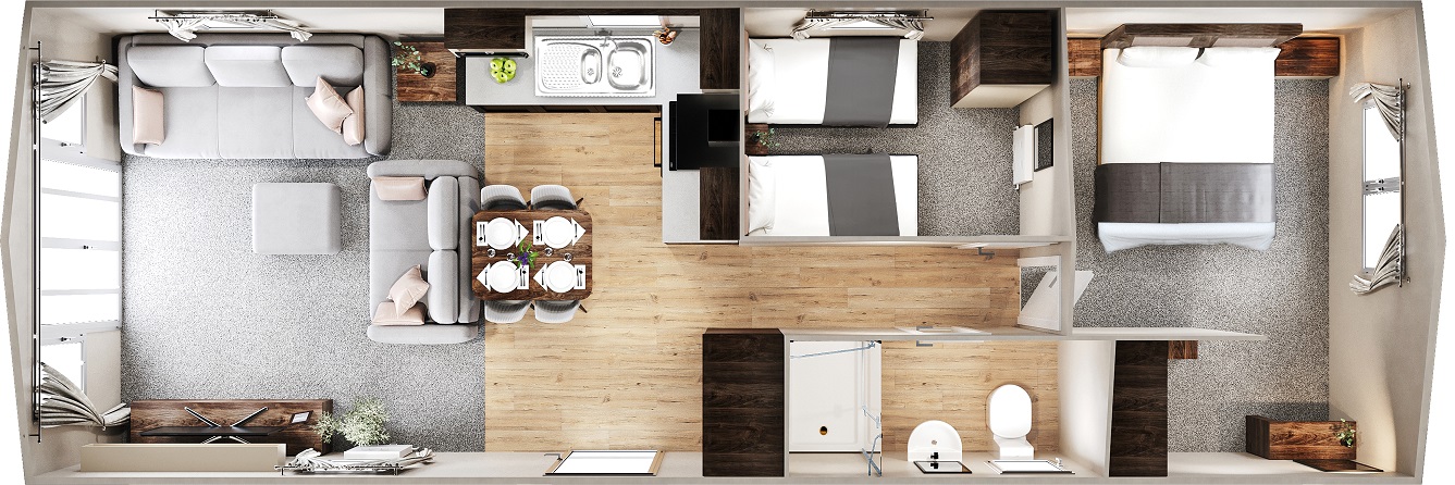 Willerby Malton MK2: New Static Caravans for Sale, Langley Moor, Durham Large Image 4
