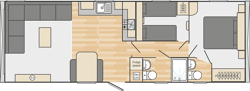 Swift Royan : New Static Caravans for Sale, Westgate, Durham and Weardale Large Image 4