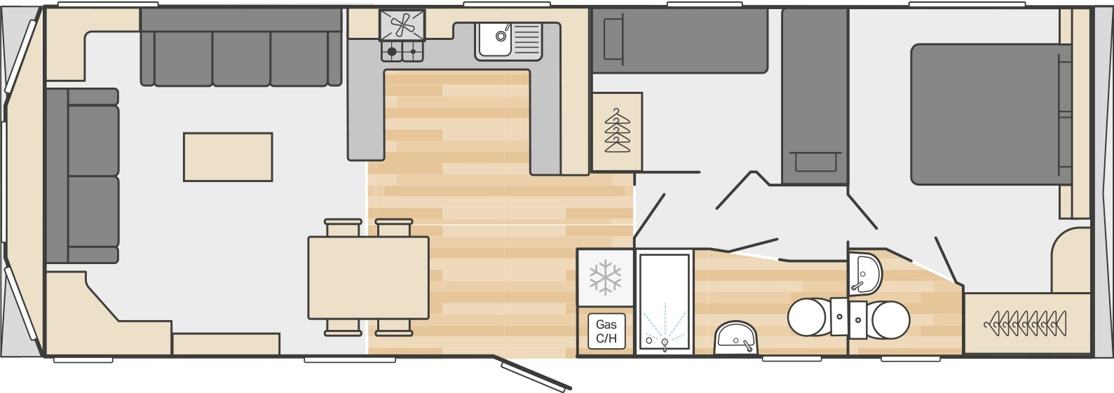 Swift Provence: New Static Caravans for Sale, Langley Moor, Durham Large Image 5