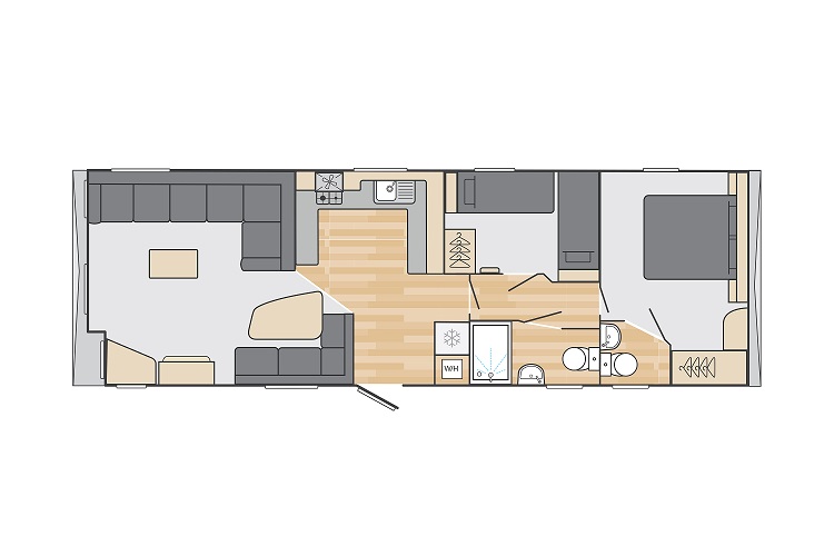 Swift Burgundy: New Static Caravans for Sale, Richmond, North Yorkshire Large Image 4