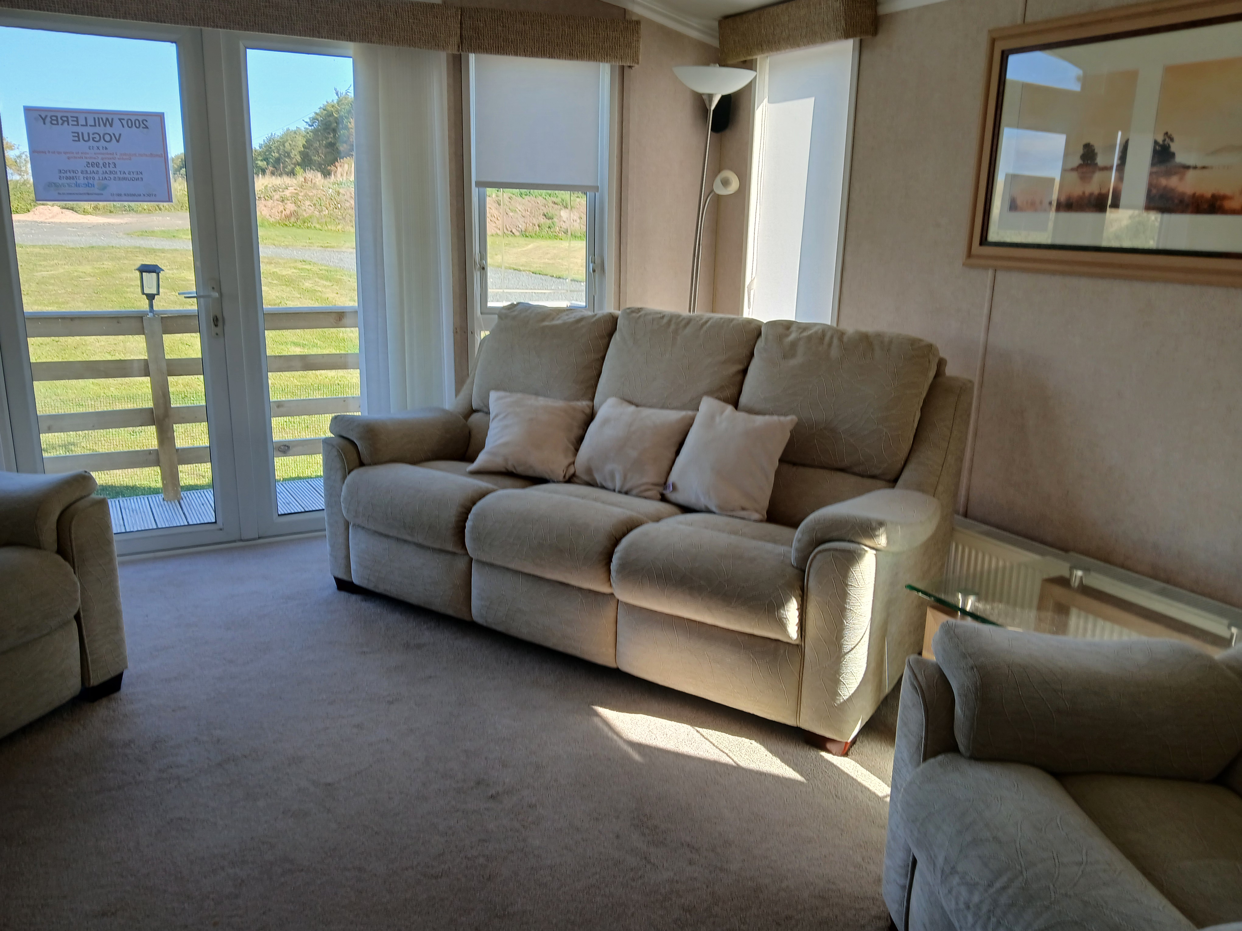 Willerby Vogue: Static Caravans for Sale on Caravan Parks, Adderstone, Northumberland Image 2