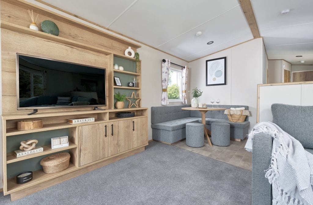 2026 ABI Coworth Deluxe (Green)  2 Bed Static Caravan | Ideal Caravans Image 1