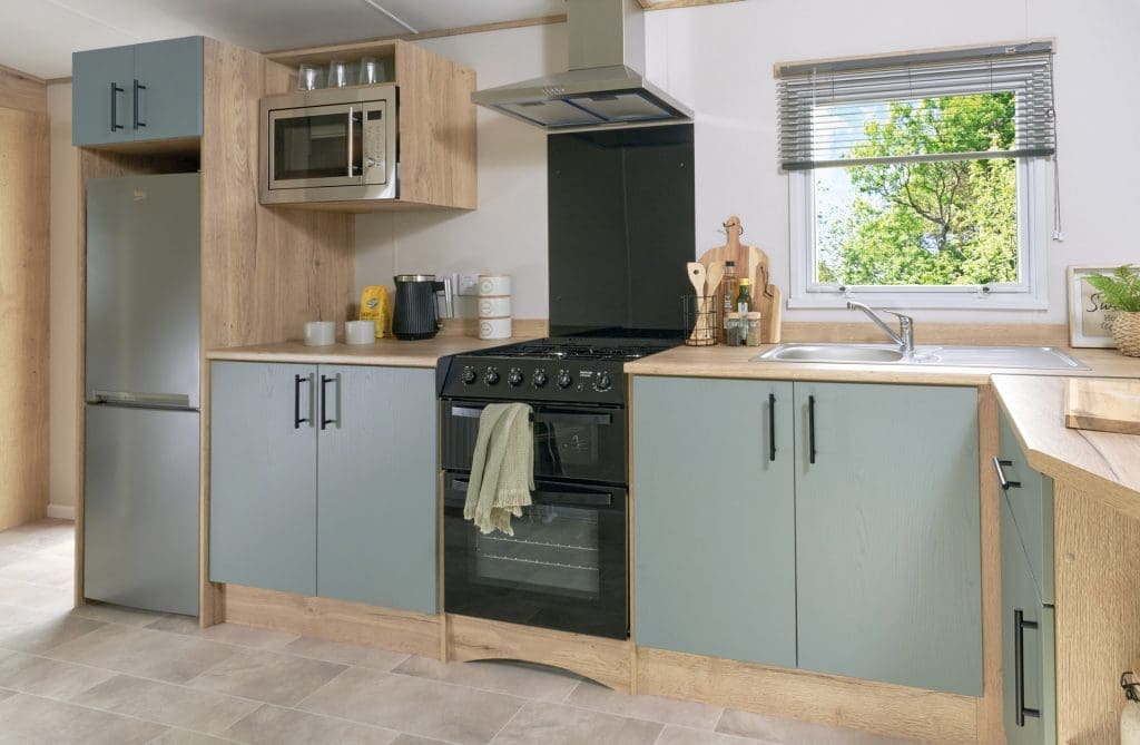 2026 ABI Coworth Deluxe (Green)  2 Bed Static Caravan | Ideal Caravans Image 4