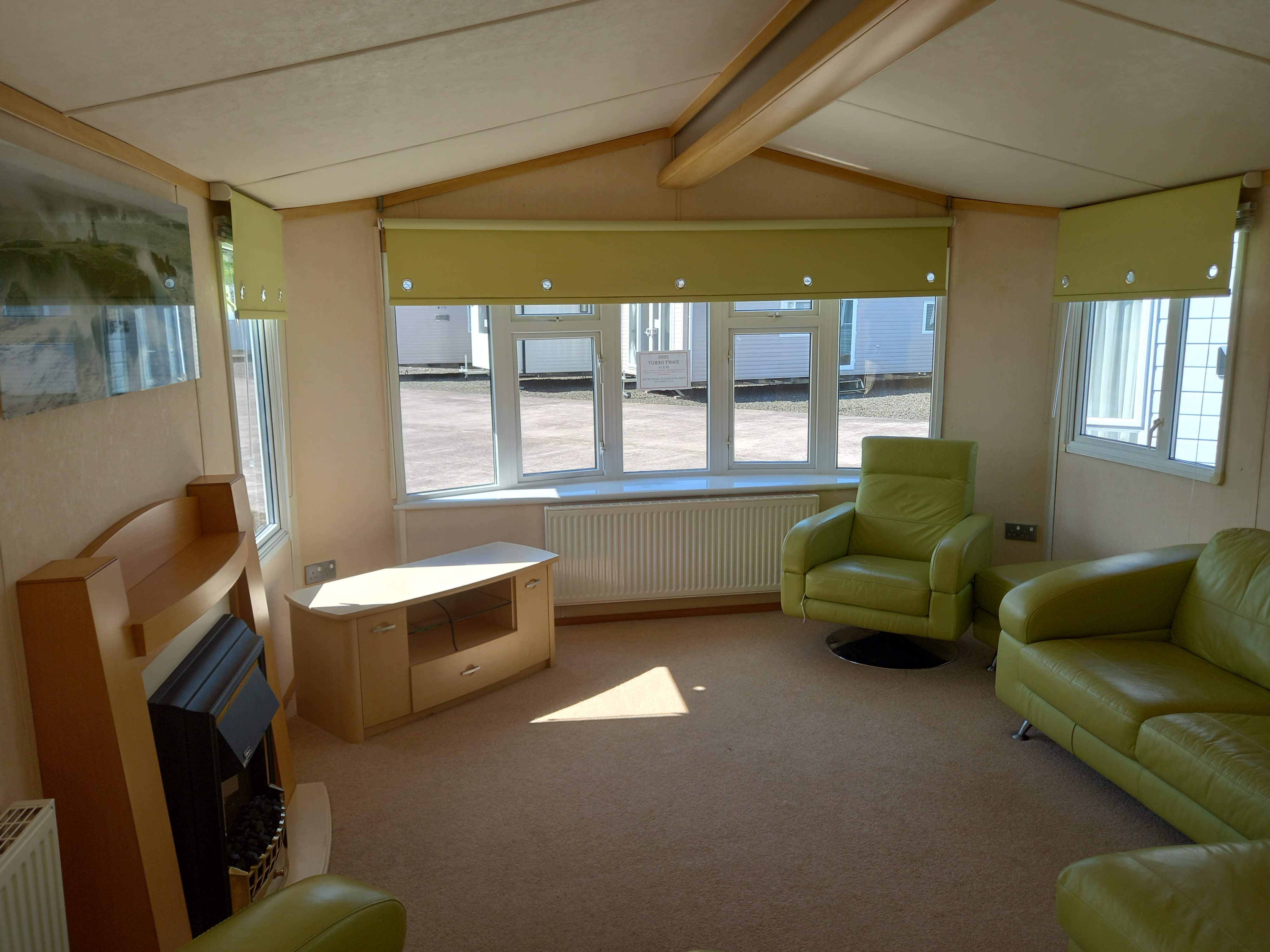 Swift Debut ES: Static Caravans for Temporary Living, Self-Build & Renovation, Adderstone, Belford Image 1